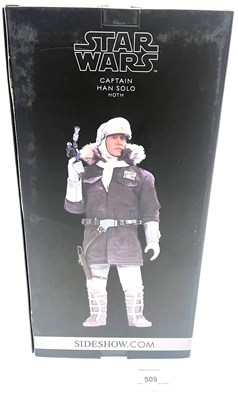 Lot 509 - Sideshow Star Wars Han Solo Hoth 1:6th scale figure MIB
