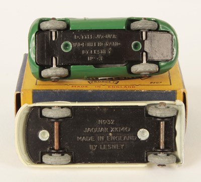 Lot 83 - Matchbox Regular Wheels Pair of 1950's Issue Jaguar Cars.