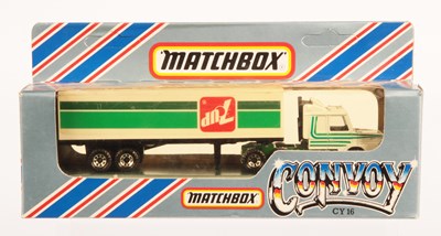 Lot 474 - Matchbox Superfast Convoy Series CY-16 Scania Articulated Truck & Box Trailer "7-Up" FACTORY ERROR