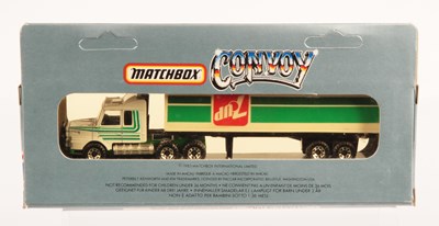 Lot 474 - Matchbox Superfast Convoy Series CY-16 Scania Articulated Truck & Box Trailer "7-Up" FACTORY ERROR