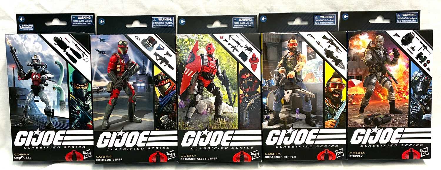 Lot 4 - Hasbro GI Joe Classified Series 6" figures x 5 MISP