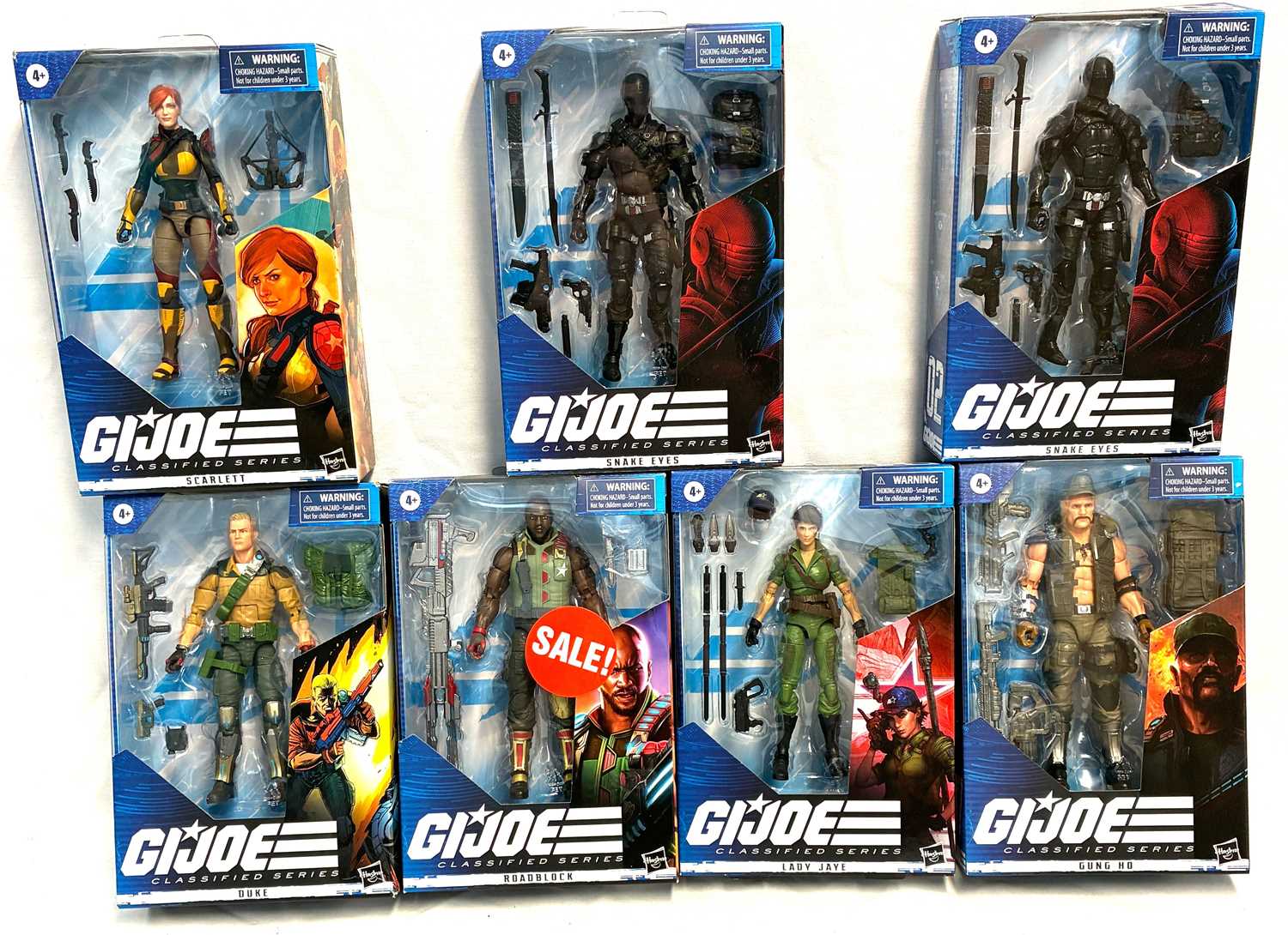 Lot 5 - Hasbro GI Joe Classified Series 6" figures x 7 MISP