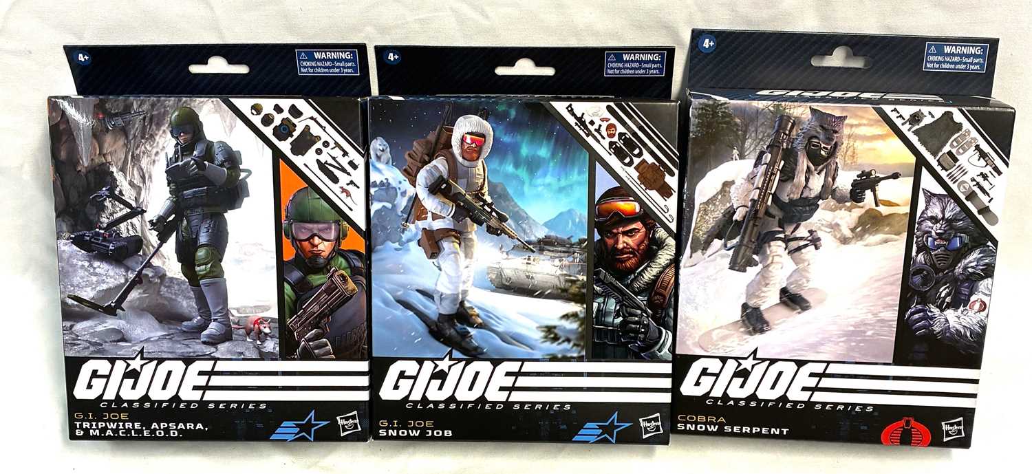 Lot 17 - Hasbro GI Joe Classified Series 6" figure sets x 3 MISP