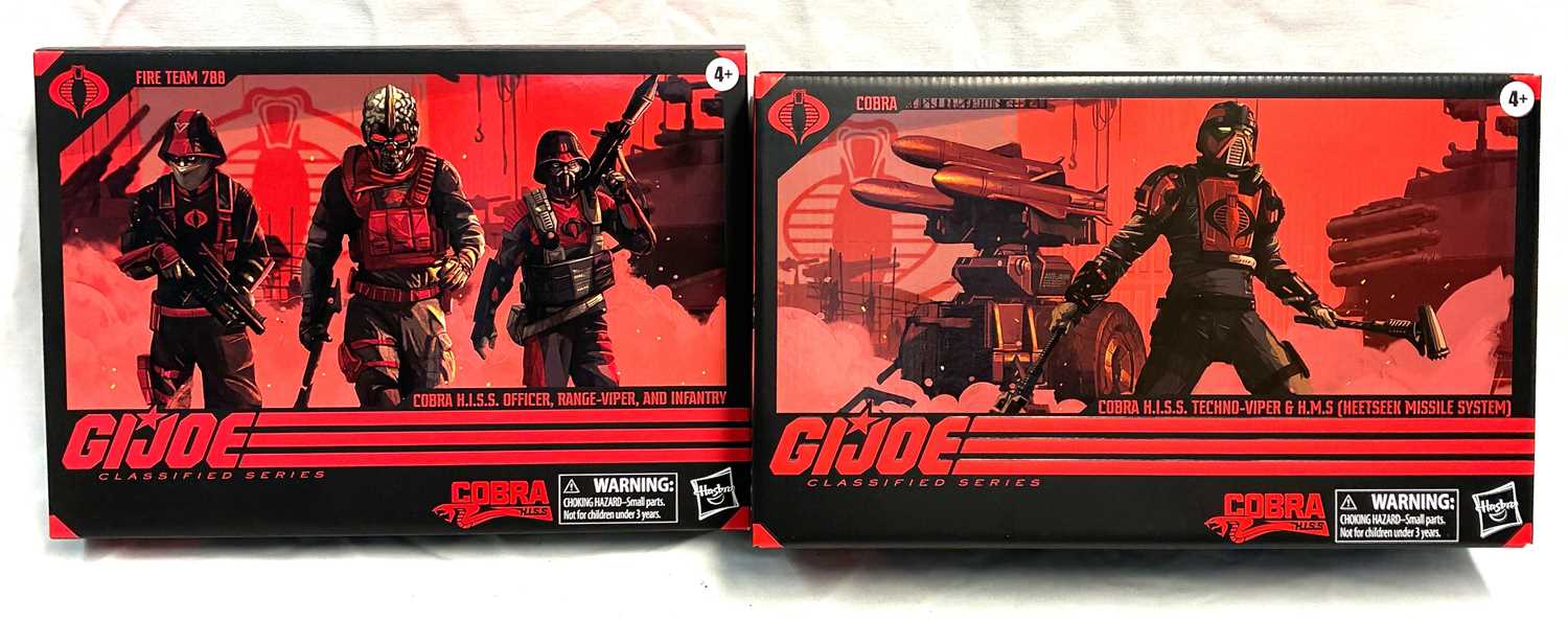 Lot 24 - Hasbro GI Joe Classified Series 6" figure sets x 2 MIP 1 sealed