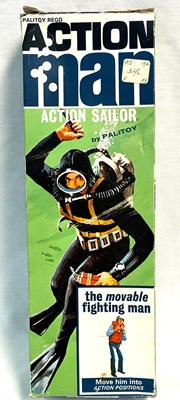 Lot 61 - Palitoy vintage Action Man Action Sailor (1966) black hair MIB