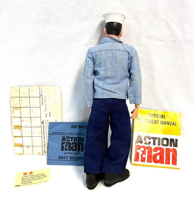 Lot 61 - Palitoy vintage Action Man Action Sailor (1966) black hair MIB