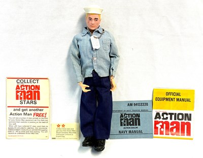 Lot 62 - Palitoy vintage Action Man Action Sailor (1966) blonde hair MIB