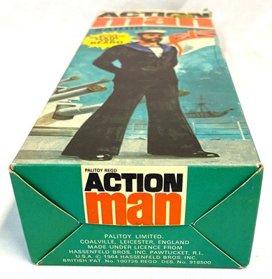 Lot 66 - Palitoy vintage Action Man Sailor (1971) Flock Head brown Hair MIB