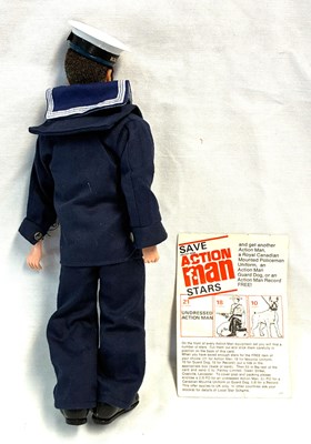 Lot 66 - Palitoy vintage Action Man Sailor (1971) Flock Head brown Hair MIB